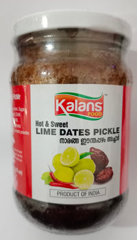 KALANS HOT & SWEET LIME DATES PICKLE 250G