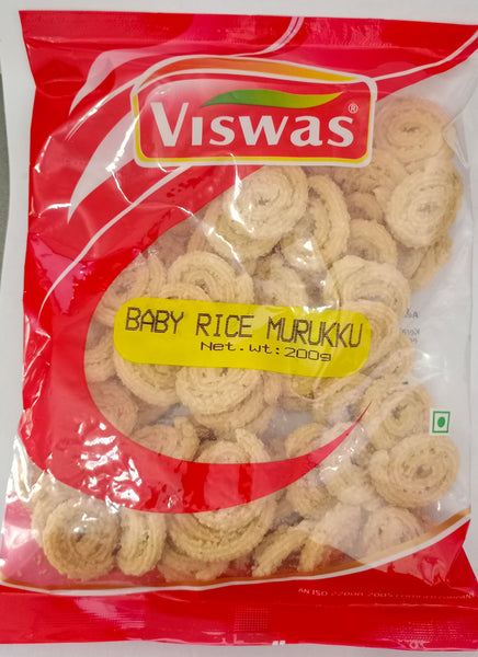 VISWAS BABY RICE MURUKKU 200G – Malayalikada